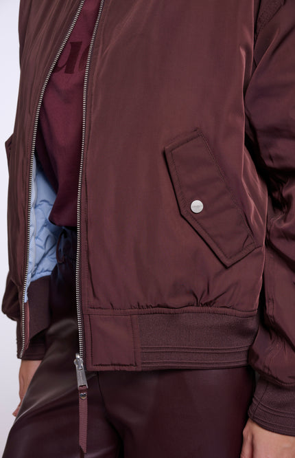 Rino & Pelle Jacket Djenna Fudge Cloak And Light Blue Stretchshop.nl