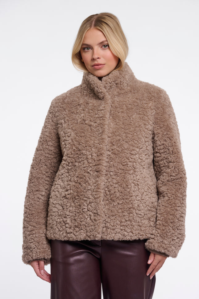 Rino & Pelle Jacket Kion Mocha Latte Stretchshop.nl