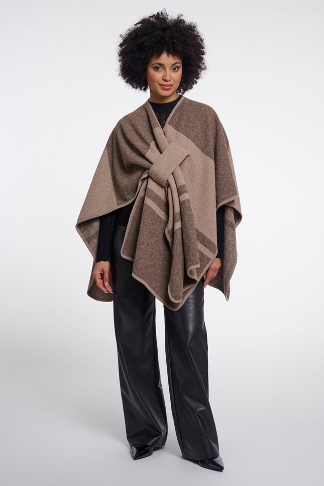 Rino & Pelle Cape Levi Toffee Check Stretchshop.nl