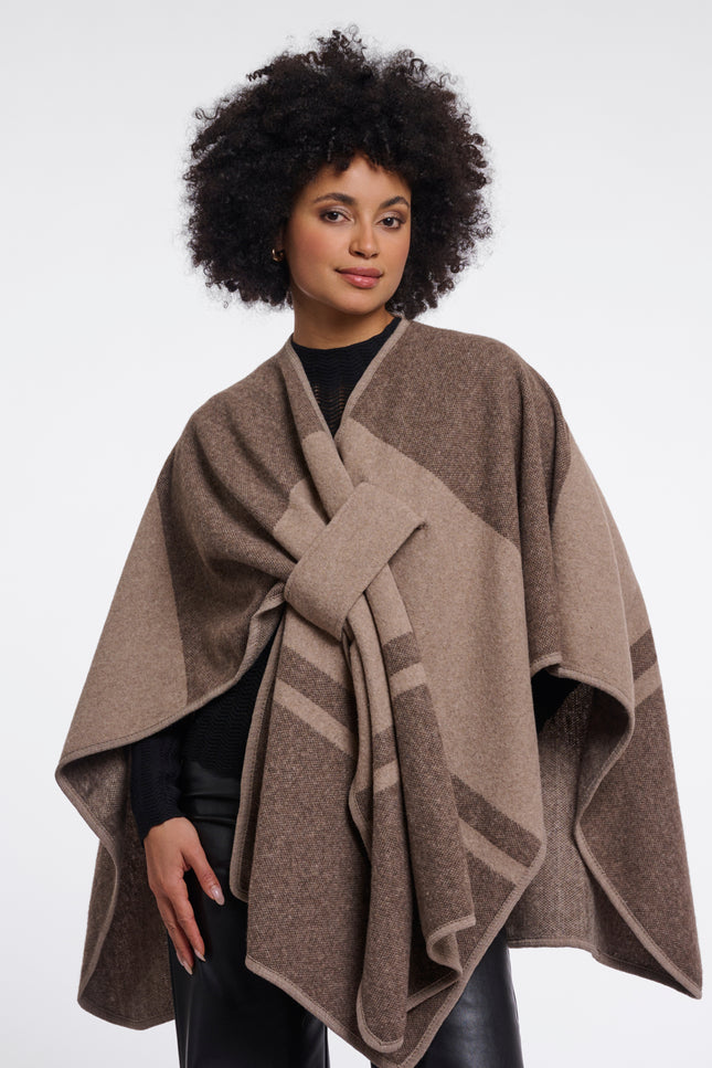 Rino & Pelle Cape Levi Toffee Check Stretchshop.nl