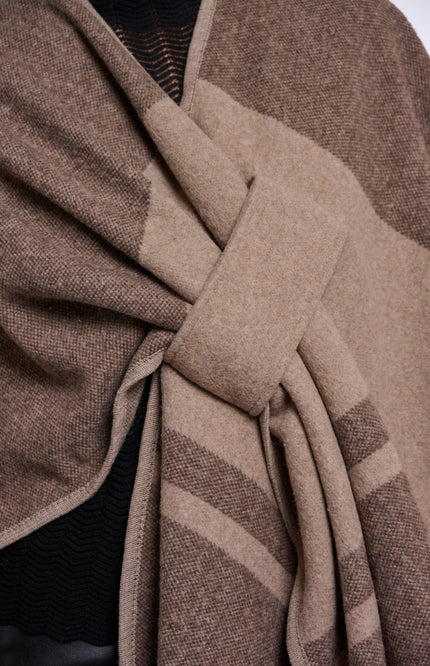 Rino & Pelle Cape Levi Toffee Check Stretchshop.nl