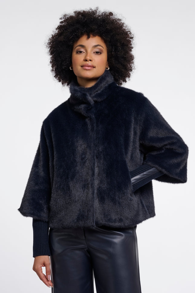 Rino & Pelle Jacket Nesrin Dark Navy Stretchshop.nl