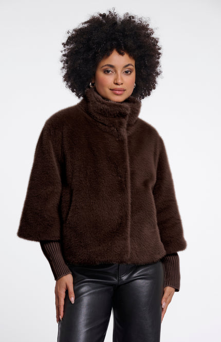 Rino & Pelle Jacket Nesrin Coffee Roast Stretchshop.nl