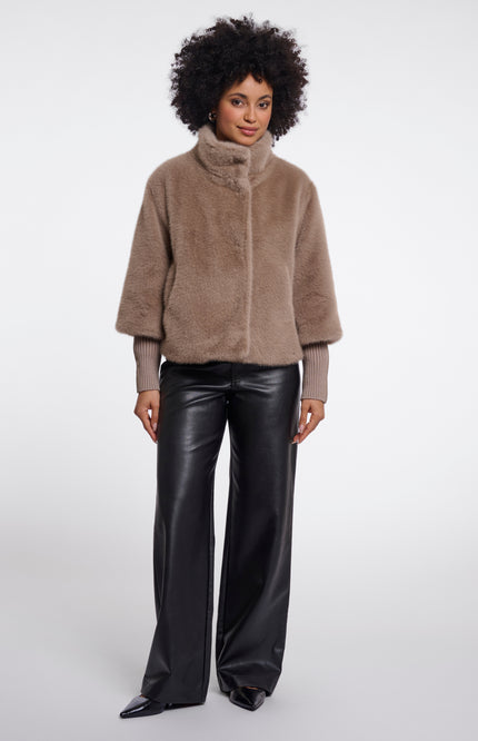 Rino & Pelle Jacket Nesrin Mocha Latte Stretchshop.nl