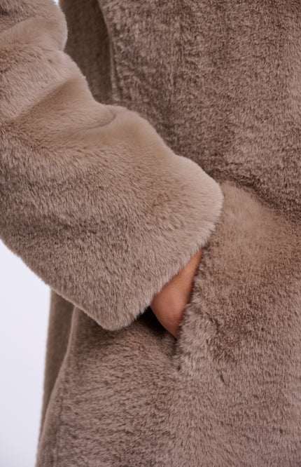 Rino & Pelle Coat Nonna Mocha Latte Stretchshop.nl