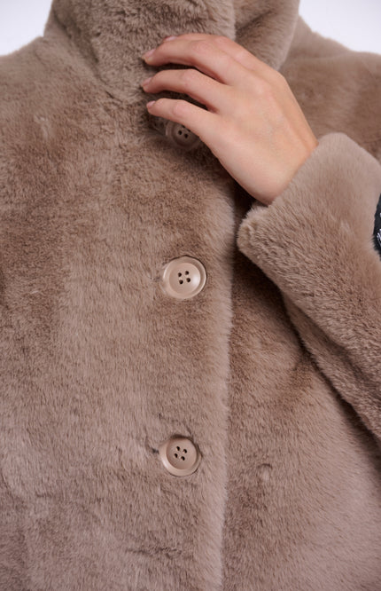 Rino & Pelle Jacket Vie Mocha Latte Stretchshop.nl