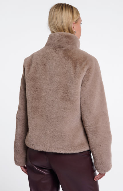 Rino & Pelle Jacket Vie Mocha Latte Stretchshop.nl