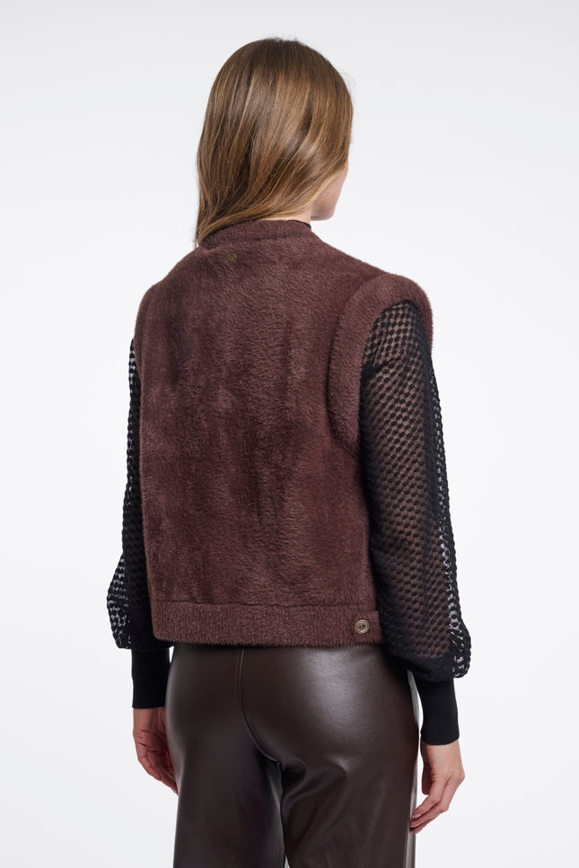 Rino & Pelle Gilet Elona Coffee Roast Stretchshop.nl