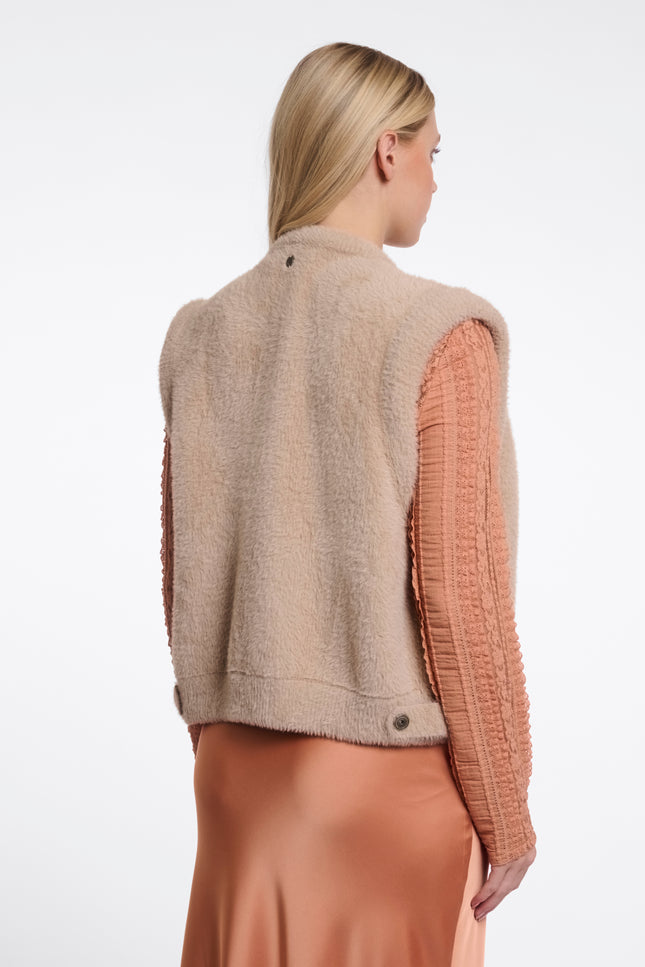 Rino & Pelle Gilet Elona Oat Stretchshop.nl