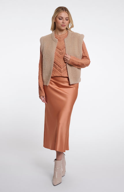 Rino & Pelle Gilet Elona Oat Stretchshop.nl