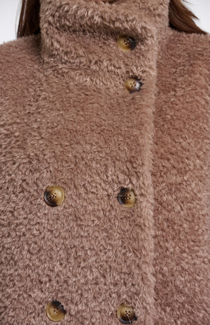 Rino & Pelle Coat Ena Mocha Latte Stretchshop.nl