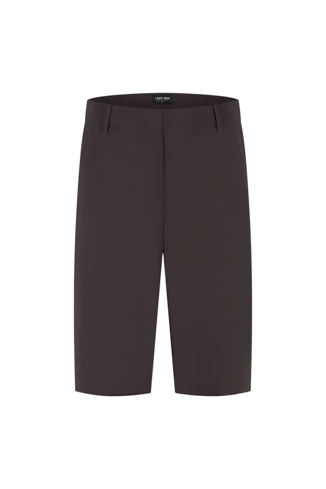 Lady Day Travel Short Lettie Dark Brown L14-375-3212 Stretchshop.nl