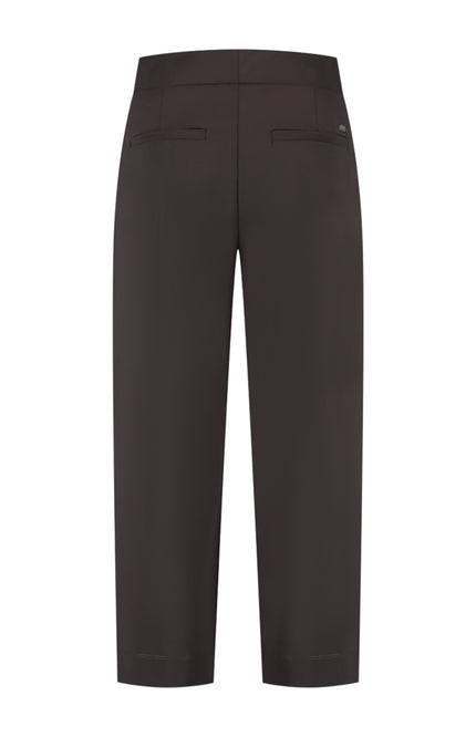 Lady Day Travel Broek Micky Dark Brown L14-475-3204 Stretchshop.nl