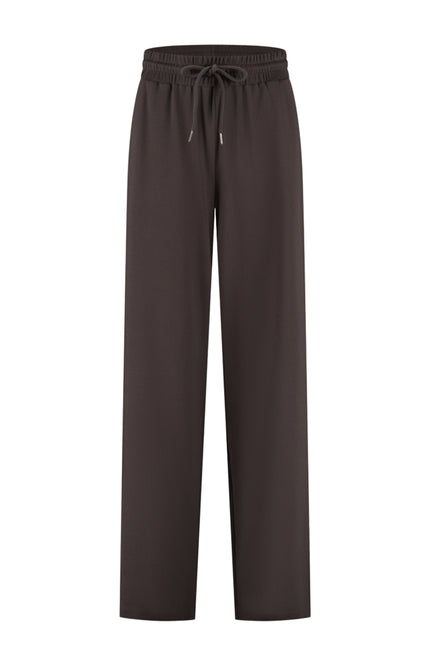 Lady Day Travel Broek Vinnie Dark Brown L14-575-3241 Stretchshop.nl