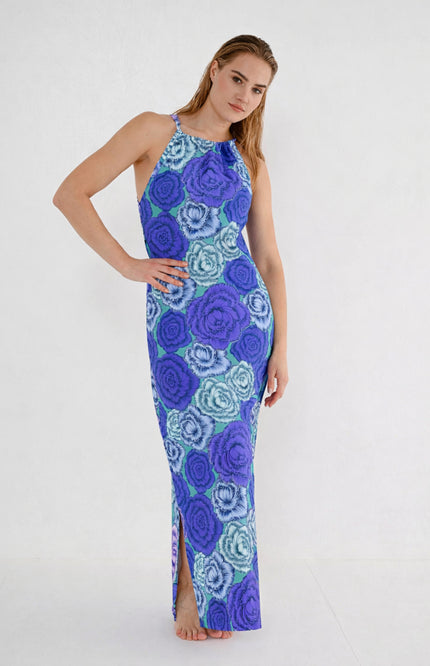 Maicazz Travel Jurk Lillian Bright Flower Stretchshop.nl