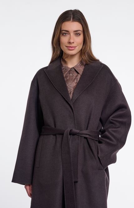 Rino & Pelle Coat Hayley Dark Brown Stretchshop.nl