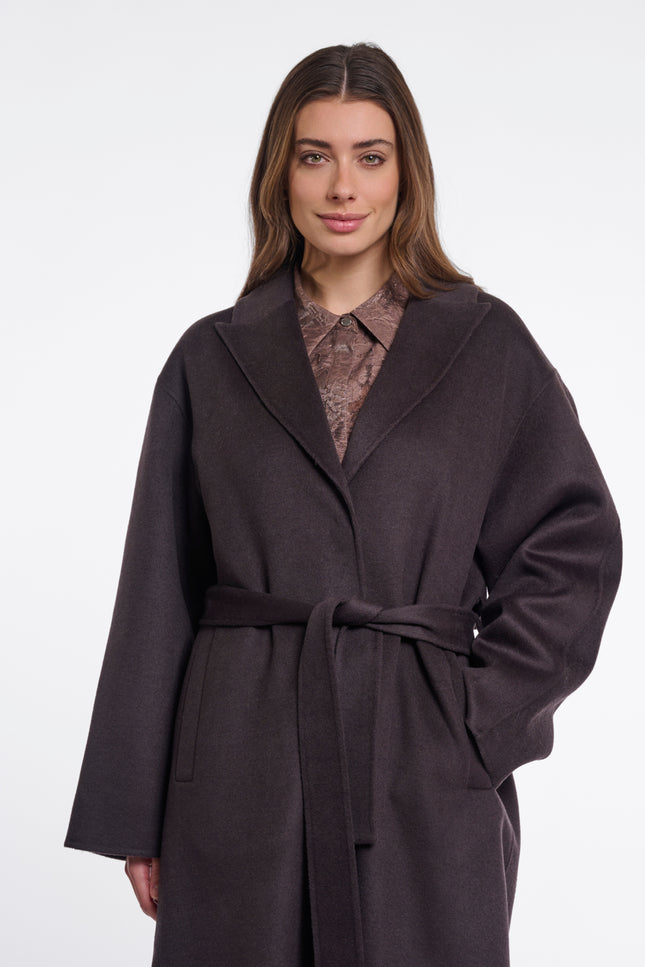 Rino & Pelle Coat Hayley Dark Brown Stretchshop.nl