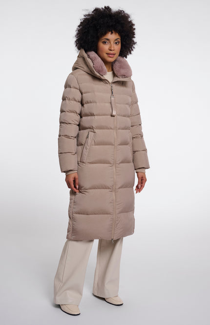 Rino & Pelle Coat Hudson Mocha Latte Stretchshop.nl