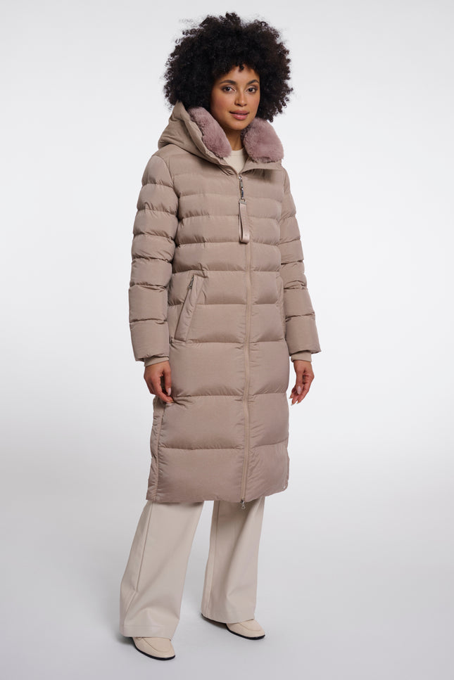 Rino & Pelle Coat Hudson Mocha Latte Stretchshop.nl