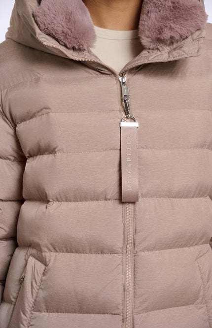 Rino & Pelle Coat Hudson Mocha Latte Stretchshop.nl