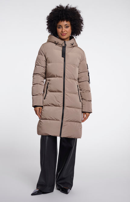 Rino & Pelle Coat Jade Chocolate Bean Stretchshop.nl