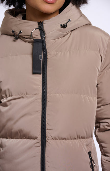 Rino & Pelle Coat Jade Chocolate Bean Stretchshop.nl