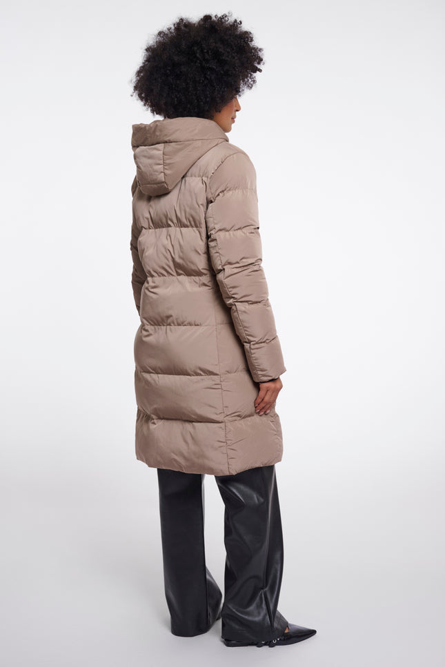 Rino & Pelle Coat Jade Chocolate Bean Stretchshop.nl