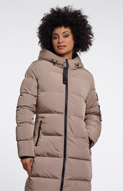 Rino & Pelle Coat Jade Chocolate Bean Stretchshop.nl