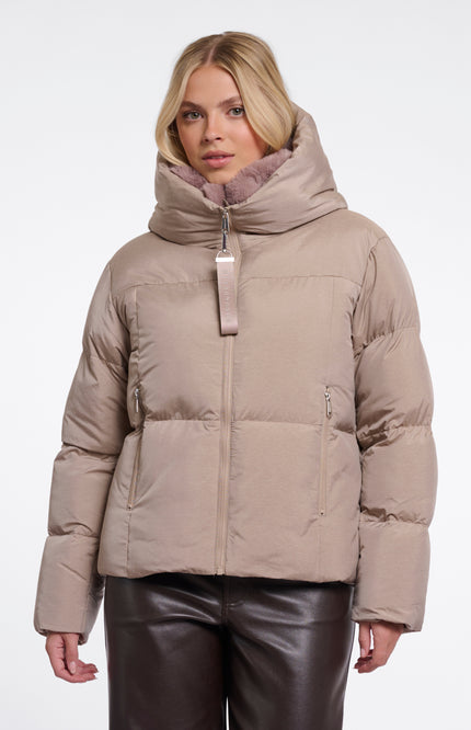Rino & Pelle Jacket Joni Mocha Latte Stretchshop.nl