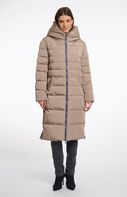 Rino & Pelle Coat Keilafur Toffee Stretchshop.nl