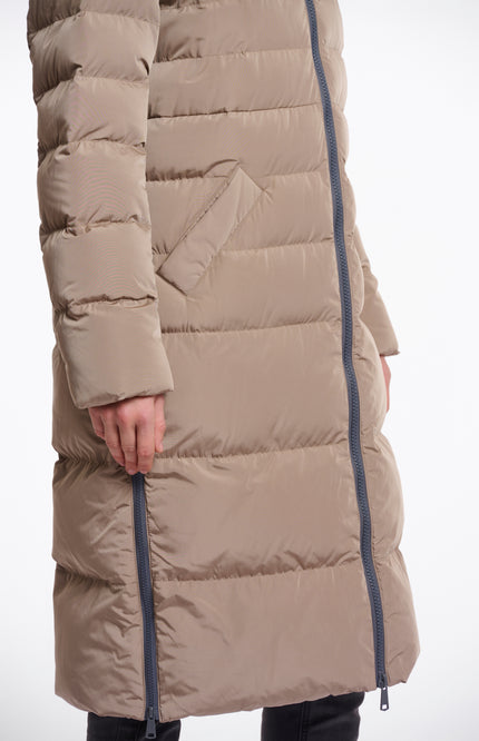 Rino & Pelle Coat Keilafur Toffee Stretchshop.nl