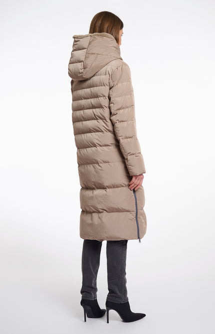 Rino & Pelle Coat Keilafur Toffee Stretchshop.nl