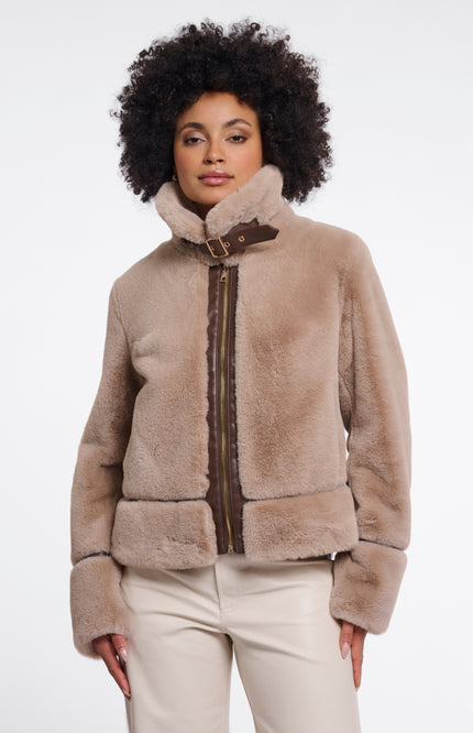 Rino & Pelle Jacket Lambra Oat Stretchshop.nl