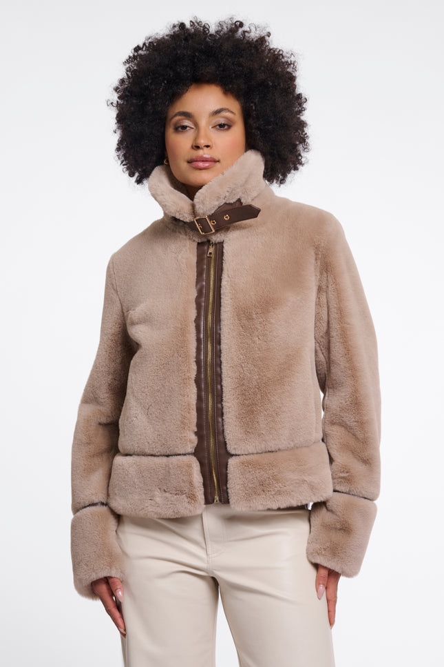 Rino & Pelle Jacket Lambra Oat Stretchshop.nl