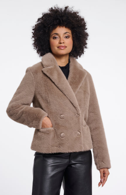 Rino & Pelle Jacket Mayli Mocha Latte Stretchshop.nl