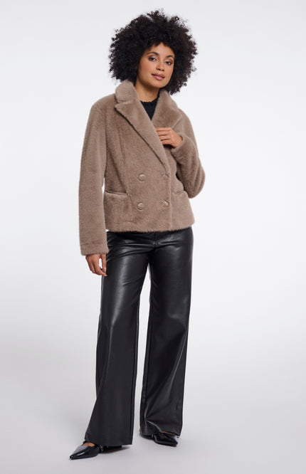 Rino & Pelle Jacket Mayli Mocha Latte Stretchshop.nl