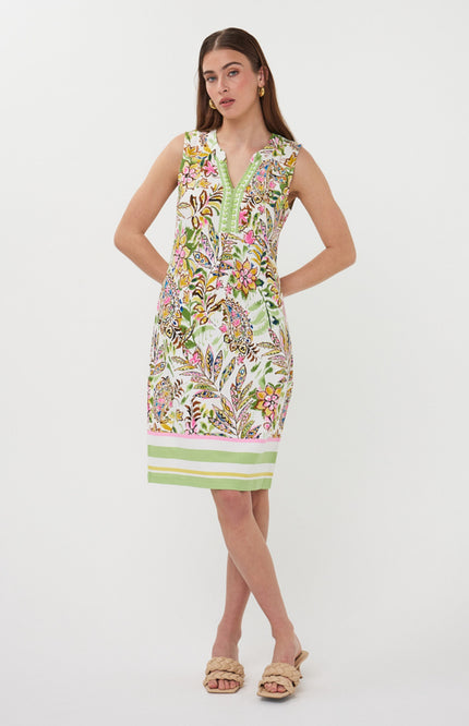 EsQualo Jurk Jungle Print HS26.30223 Stretchshop.nl