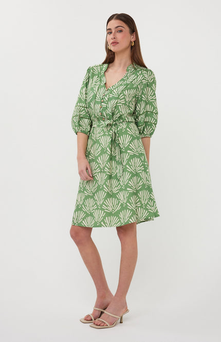 EsQualo Jurk Tropical Print HS26.14210 Stretchshop.nl