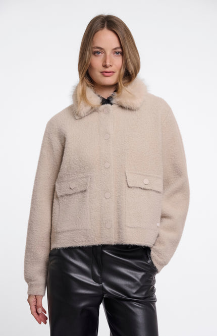 Rino & Pelle Jacket Nia Stone Stretchshop.nl