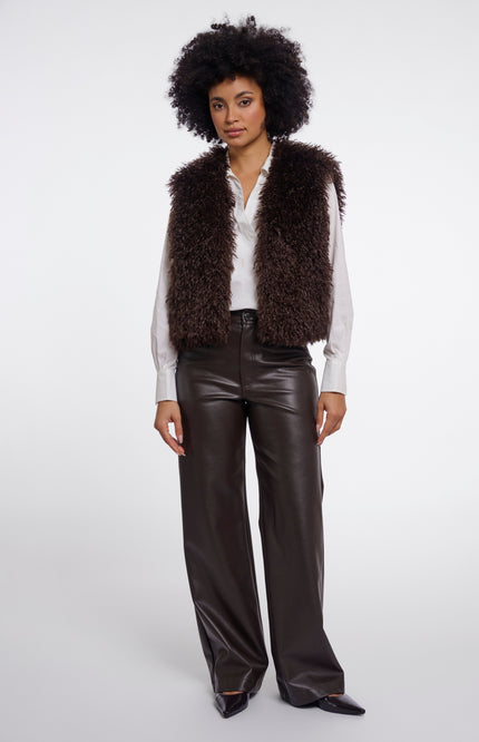 Rino & Pelle Gilet Sensy Coffee Roast Stretchshop.nl