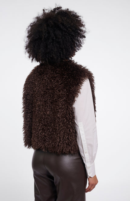 Rino & Pelle Gilet Sensy Coffee Roast Stretchshop.nl