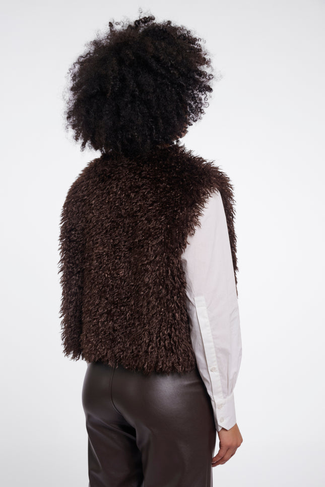 Rino & Pelle Gilet Sensy Coffee Roast Stretchshop.nl