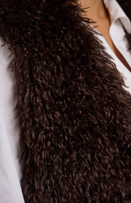 Rino & Pelle Gilet Sensy Coffee Roast Stretchshop.nl