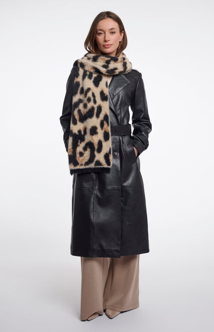 Rino & Pelle Sjaal Tuli Big Leopard Stretchshop.nl