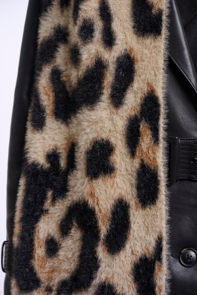 Rino & Pelle Sjaal Tuli Big Leopard Stretchshop.nl