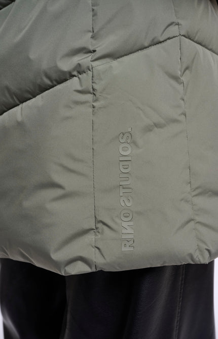 Rino & Pelle Coat Yasmina Misty Basil Stretchshop.nl