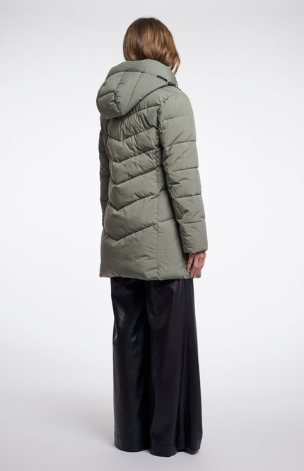 Rino & Pelle Coat Yasmina Misty Basil Stretchshop.nl