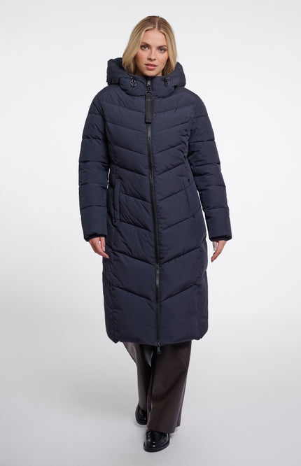 Rino & Pelle Coat Zendaya Dark Navy Stretchshop.nl
