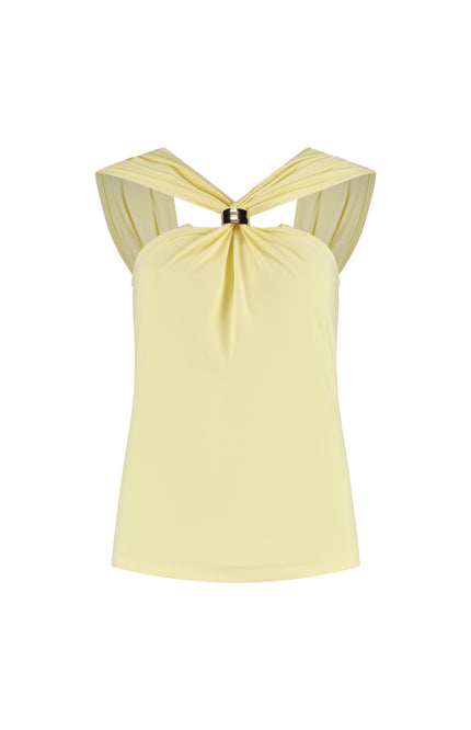 Lady Day Travel Top Natalie Butter Yellow L24-375-3224 Stretchshop.nl