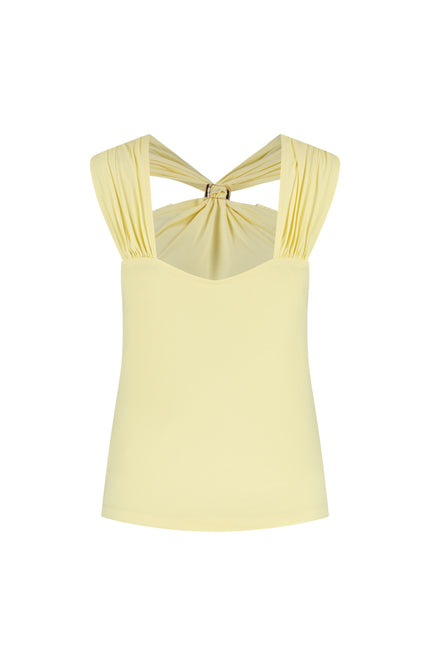 Lady Day Travel Top Natalie Butter Yellow L24-375-3224 Stretchshop.nl
